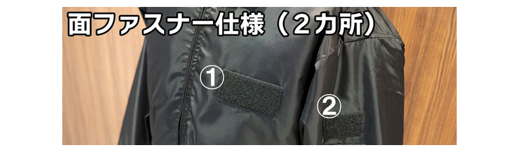 ワッペンは別売