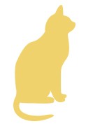 猫のシルエット