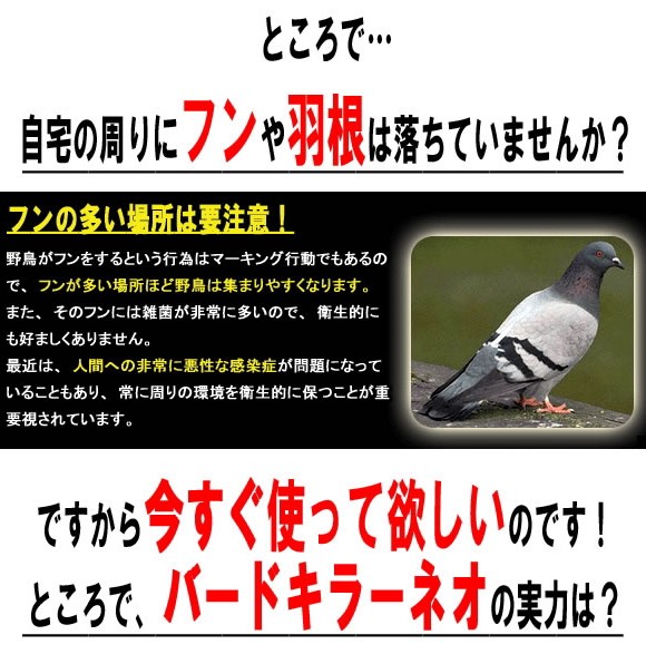 バードキラーネオ 2本組の説明