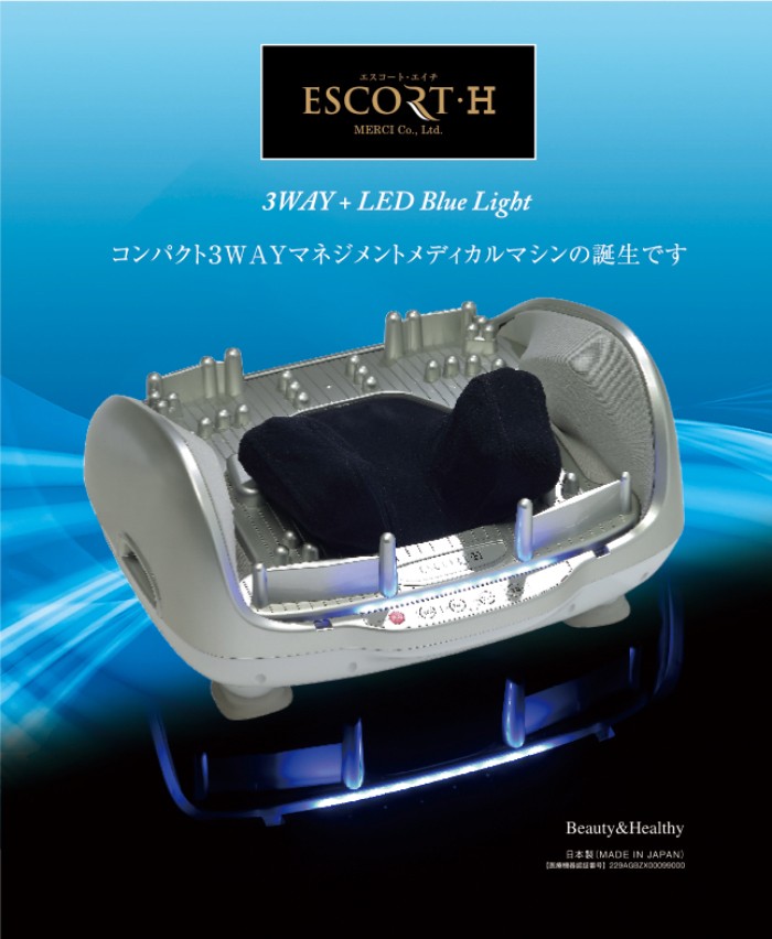 人間工学に基づいてプログラムされたマッサージ性能