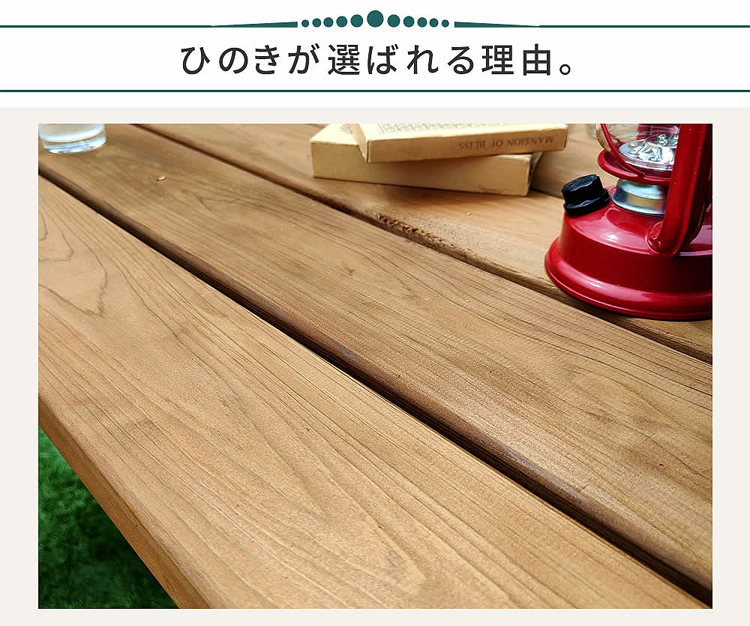 ひのきが選ばれる理由