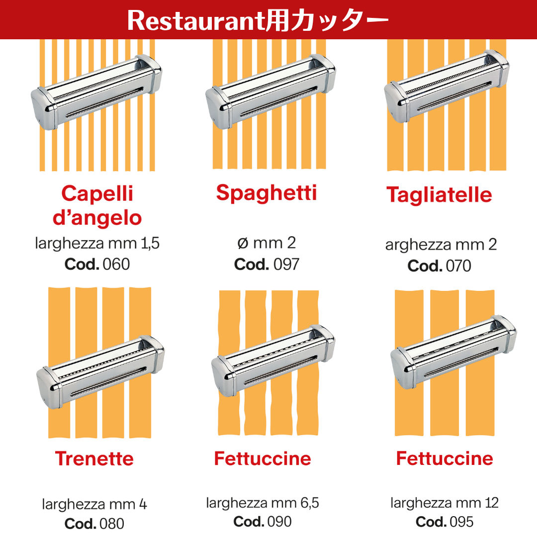 imperia（インペリア） パスタマシン R220 R-220 専用カッター 2mm