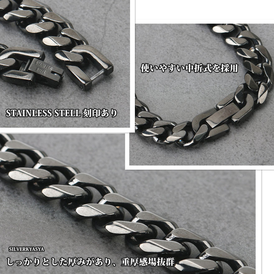 中折式 キヘイブレスレット 送料無料】【中折式留具】【ダブル6面カット喜平】【K18刻印入り