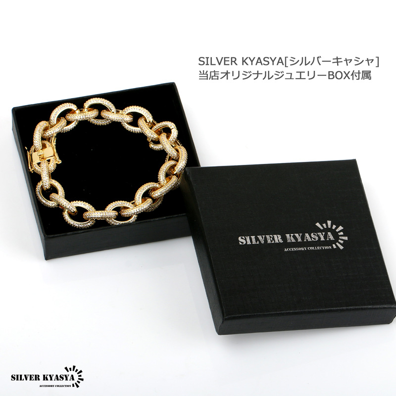 B系 ブレスレット ゴールド 金 チェーンブレスレット シルバー