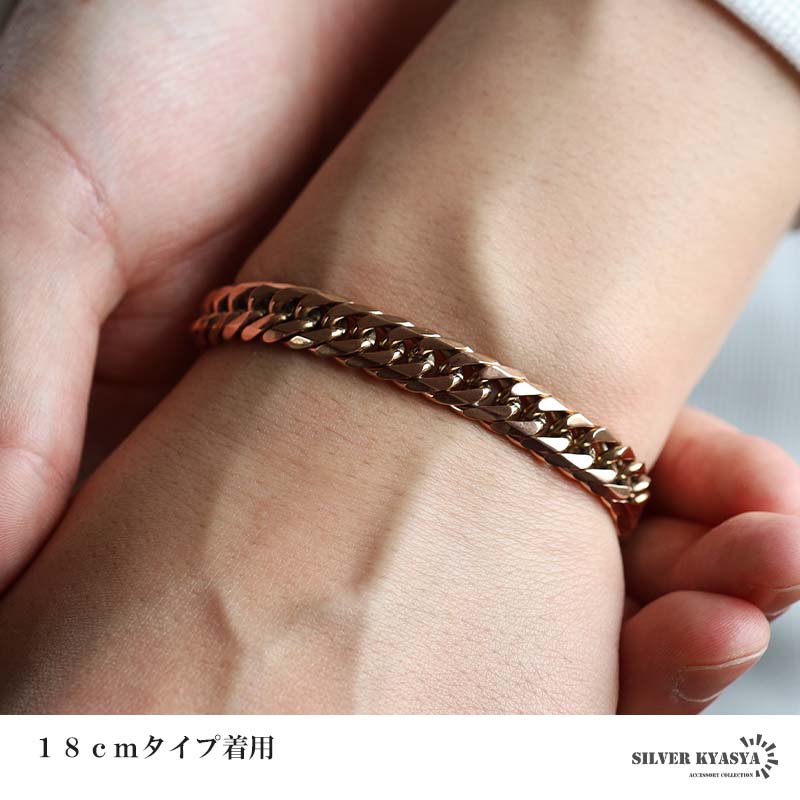 新！リニューアル 短いサイズ追加 ステンレス 定番 ダブル喜平