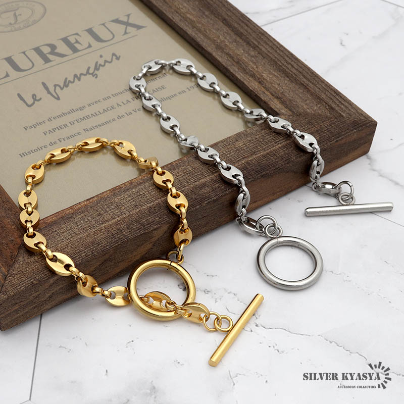LUXJEWEL アンカーブレスレット18コマ