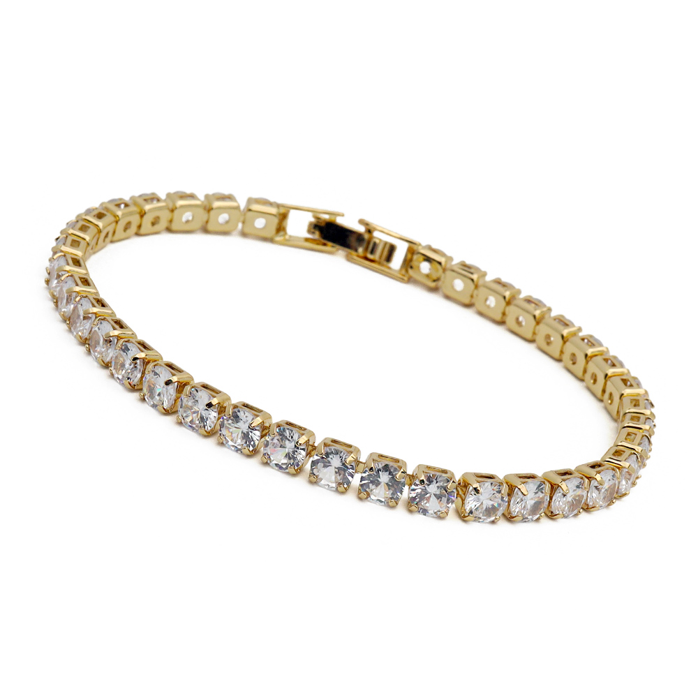 テニスブレスレット テニスチェーン キラキラ レディース 女性 CZ