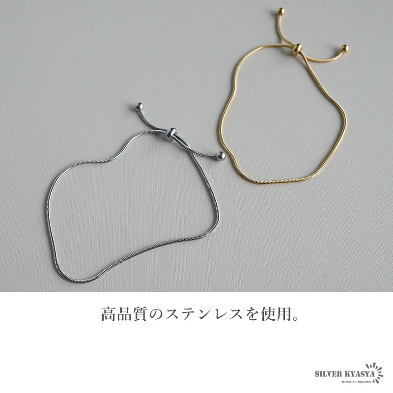 最高品質ローズゴールドダイヤスネークブレスレット ステンレス チェーンブレスレット スネークチェーンブレスレット