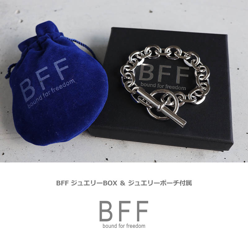 BFF ブランド マンテル チェーンブレスレット 太幅 ワイド