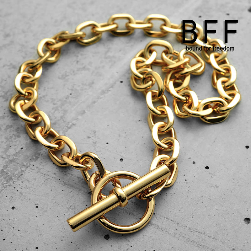 Amazon | [BFF] ブランド コインネックレス ゴールド 18金 K18