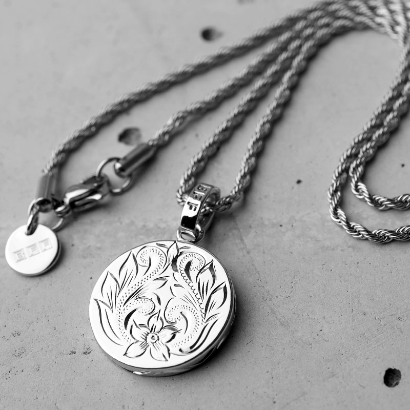 BFF ブランド クロスネックレス シルバー 銀色 silver Lサイズ