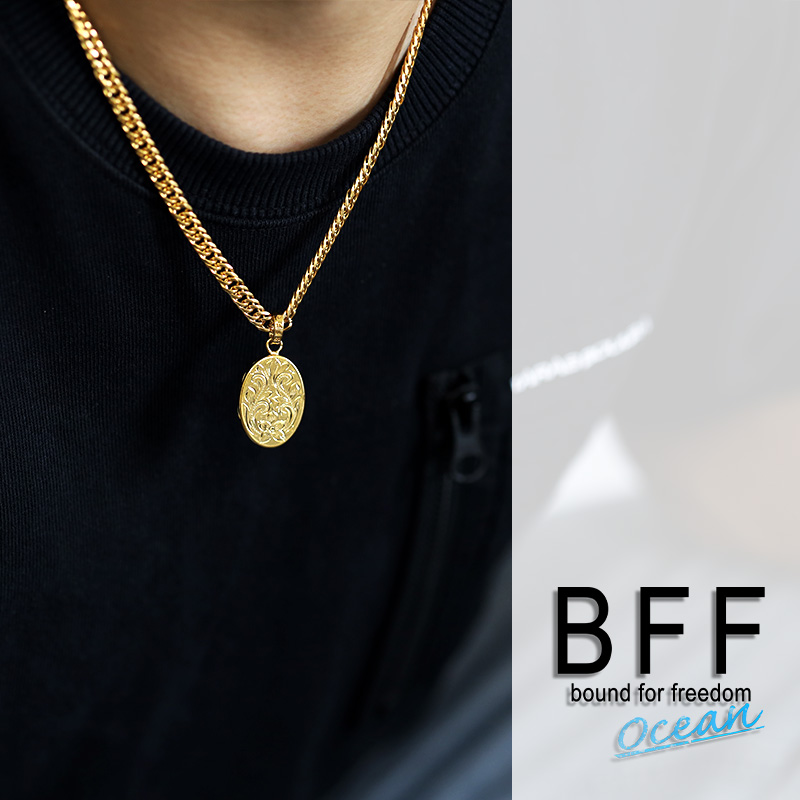 【2024】お歳暮・冬ギフト BFF ブランド マイレ 6面カット ダブル喜平 オーバルネックレス その他