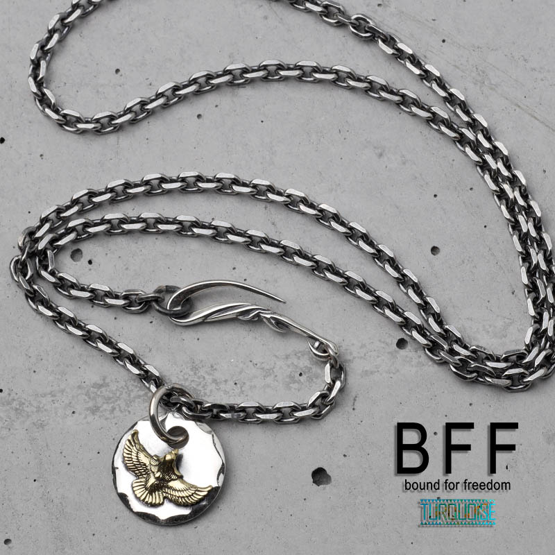 人気デザイナー BFF ブランド 唐草メタルネックレス シルバー925 silver シルバー