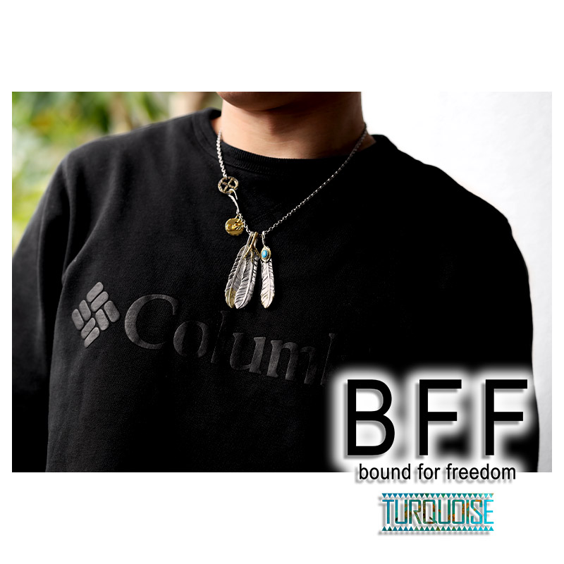 BFF ブランド フェザーネックレス メンズ シルバー925 先金 上金