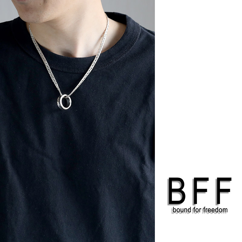 BFF ブランド RAKUGAKIリング ネックレス シルバー925 ダブル