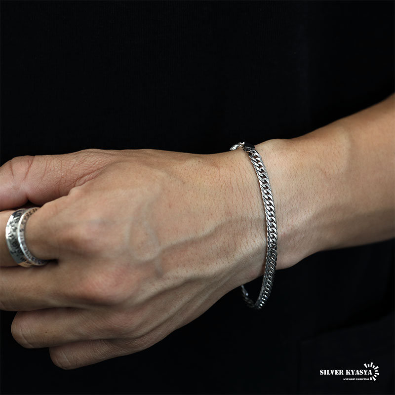 シルバーブレスレット  喜平 　銀　SV925　vintage bracelet GUCCI グッチ 喜平 ブレスレット シルバー ブレス SV925 銀製