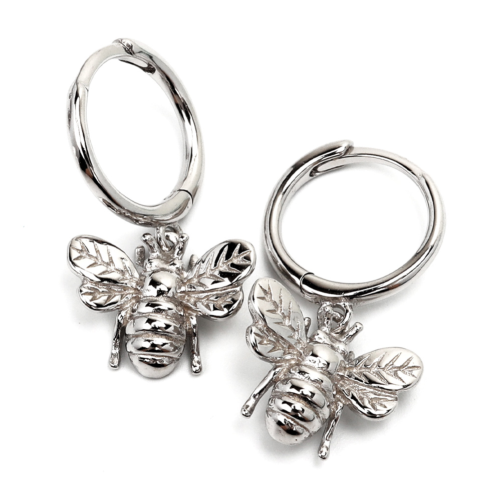 ピアス 蜂ピアス ドロップピアス フープピアス レディース