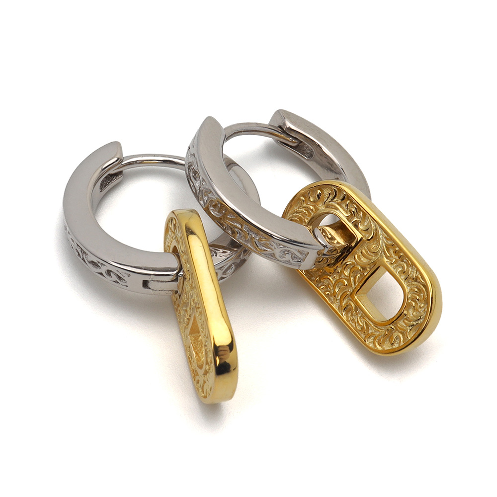 【定価40,350円】ダブルフープピアス ゴールド18Kメッキ&シルバー925 複数買いで最大30％OFFクーポン／2連 フープピアス シルバー925 18KGP