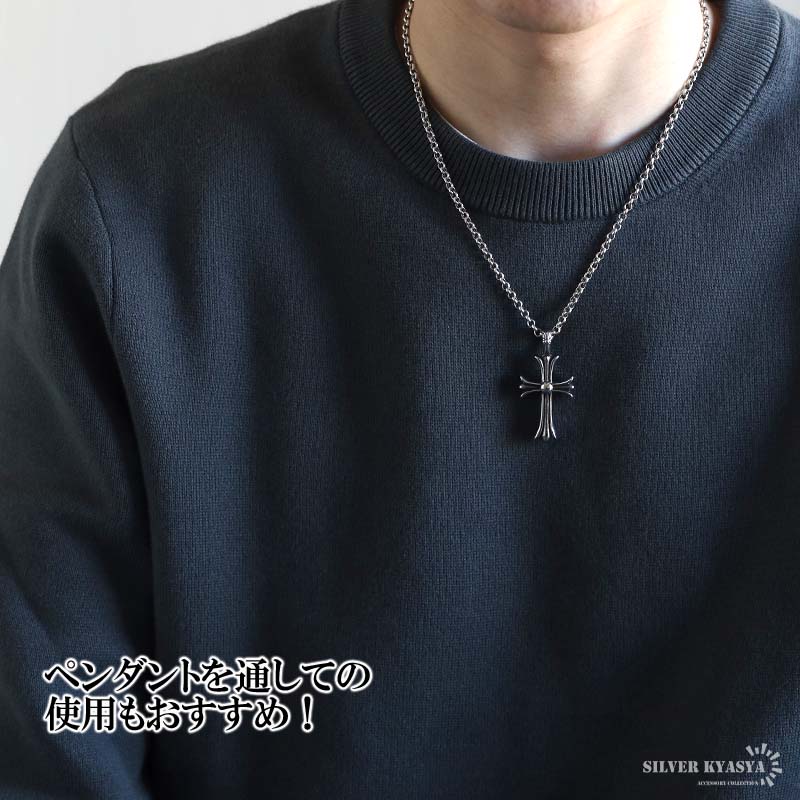 シルバー925 ロールチェーン ネックレス 幅3.5mm 45cm