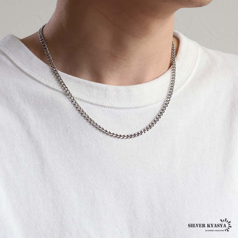 2個で10％OFF 3個で20％OFFクーポン／シルバー925 喜平ネックレス