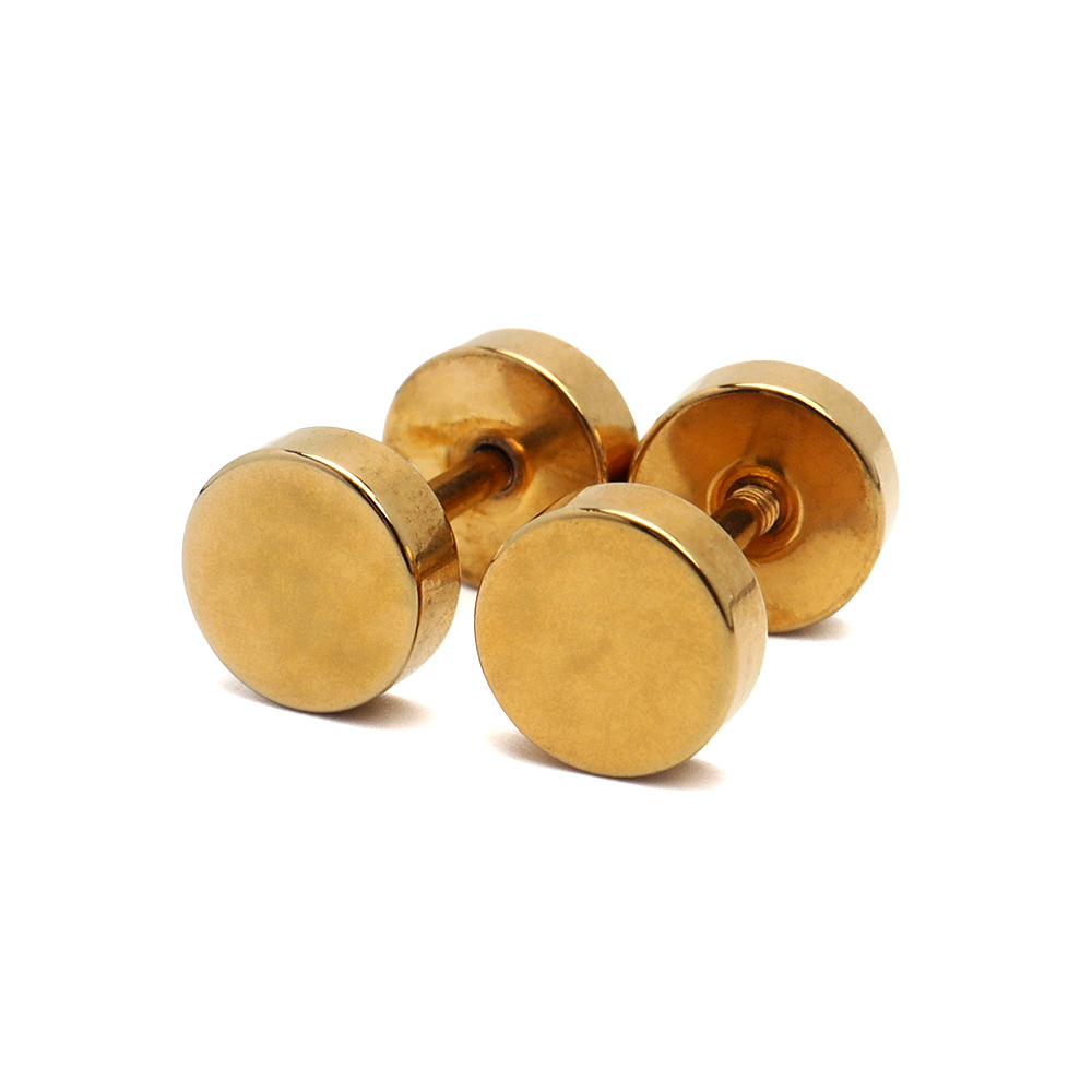 ◎ C☆eline スタッドピアス ゴールドカラー 人気 シルバー925 安全ピンピアス スタッドピアス ゴールド パヴェ