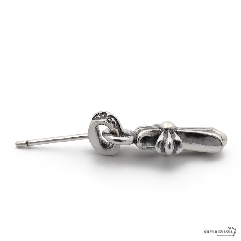 Amazon | [silver KYASYA]シルバー925 メンズピアス クロス