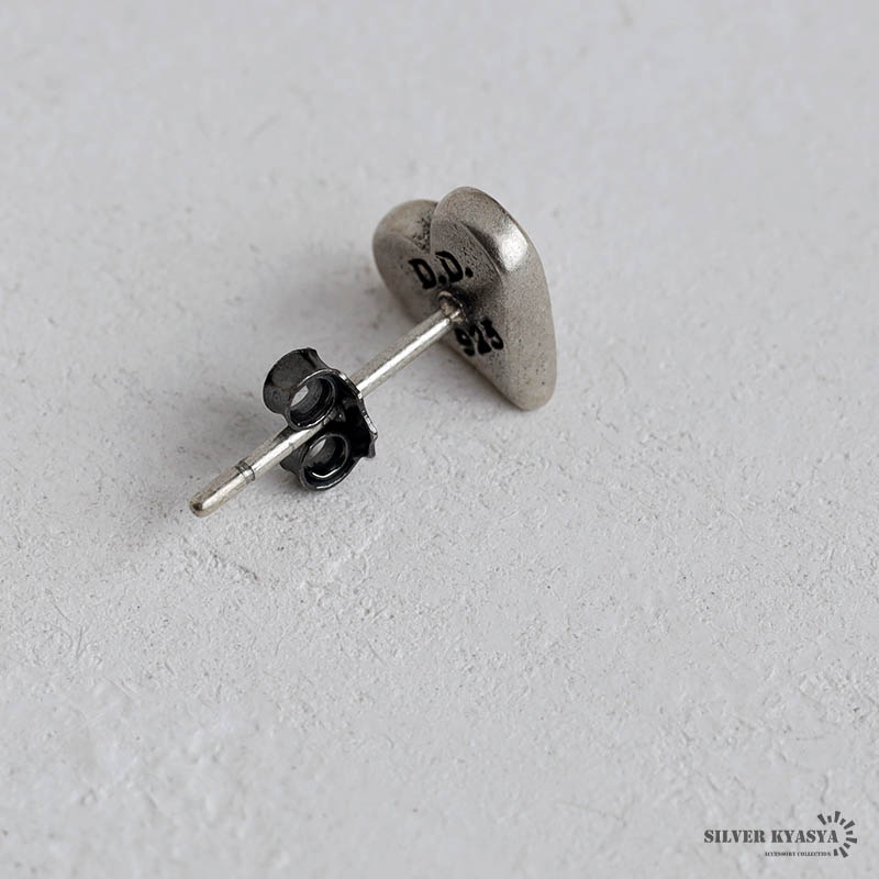 ネイティブ ハートピアス シルバー925 メンズ スタッドピアス