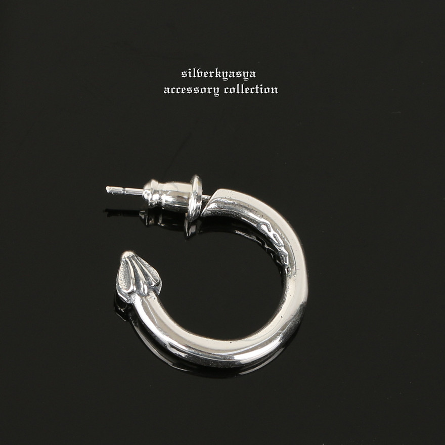 シルバー925素材 クロスプレーンフープピアス クロスピアス クロスボール片耳 Amazon.co.jp: 「silverKYASYA」シルバー925素材 クロスプレーンフープ