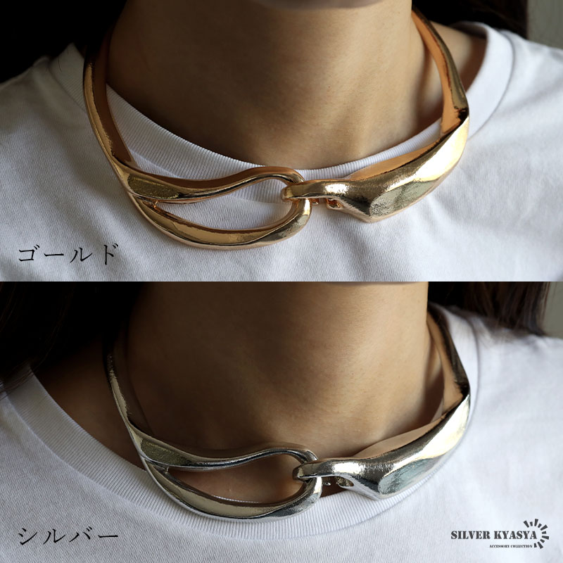 ワイドチョーカー choker 欧米で人気 メタルチョーカー