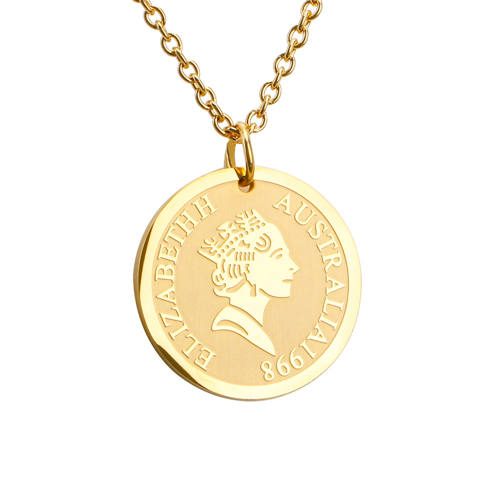 コインネックレス エリザベス elizabeth ネックレス シルバー