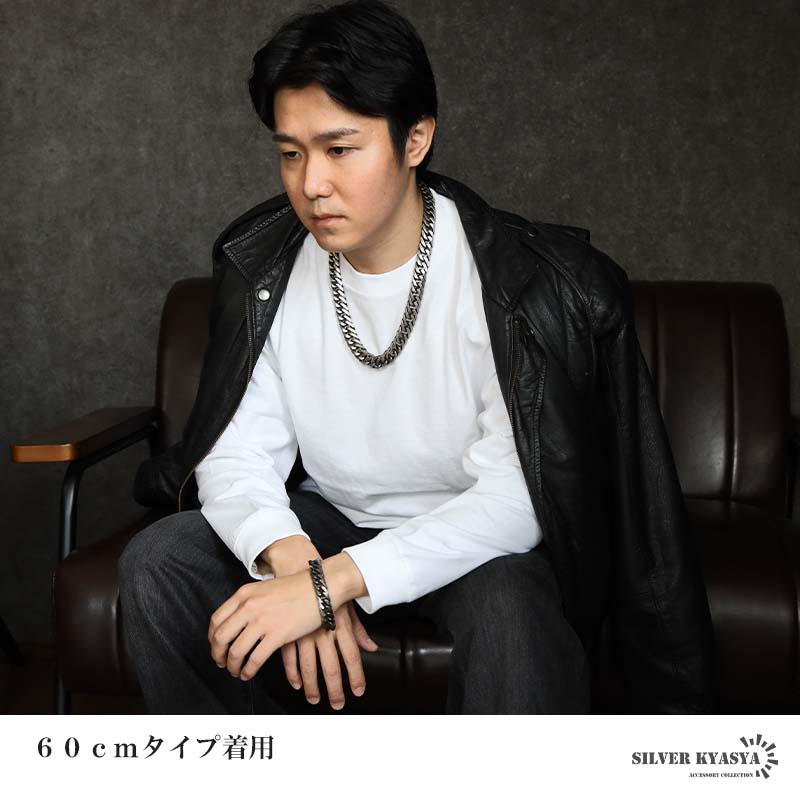 新！リニューアル ステンレス 定番 ダブル喜平ネックレス 幅16mm 極太