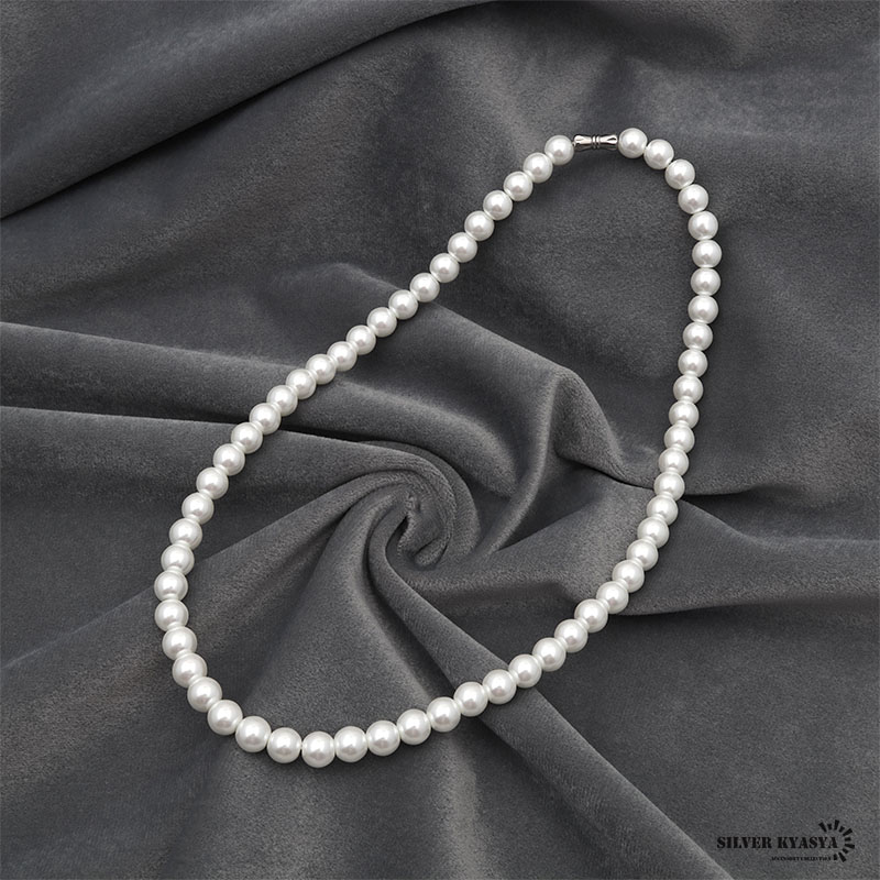 ネックレス パール メンズ 男性 アクセサリー ホワイト pearl necklace 