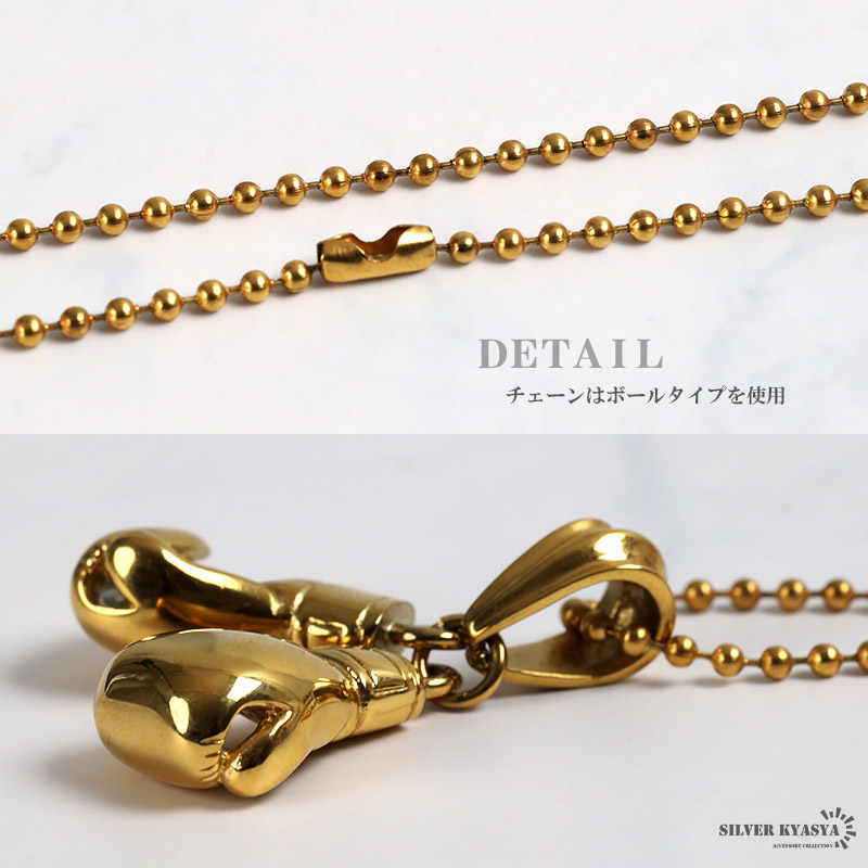 【LB掲載】PDPAOLA◆ボクシンググローブ ネックレスチャーム◆ ステンレス ボクシング ネックレス ダブルグローブ 拳