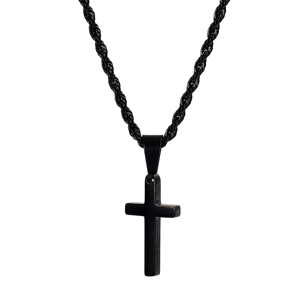 クロスネックレス ステンレス チェーンネックレス ゴールド シルバー 十字架 ネックレス 小さめ ロープチェーン シンプルネックレス  金属アレルギー対応 爆買 : SILVER KYASYA - 通販 - Yahoo!ショッピング