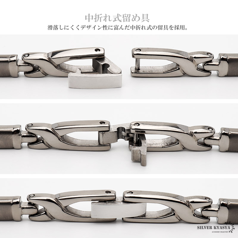 6粒 純チタン 磁気ネックレス シルバー Titanium チタン