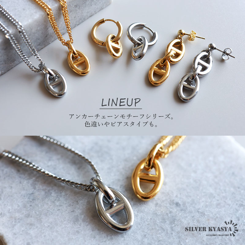 アンカーチェーン ネックレス ダブル喜平チェーン シルバー silver