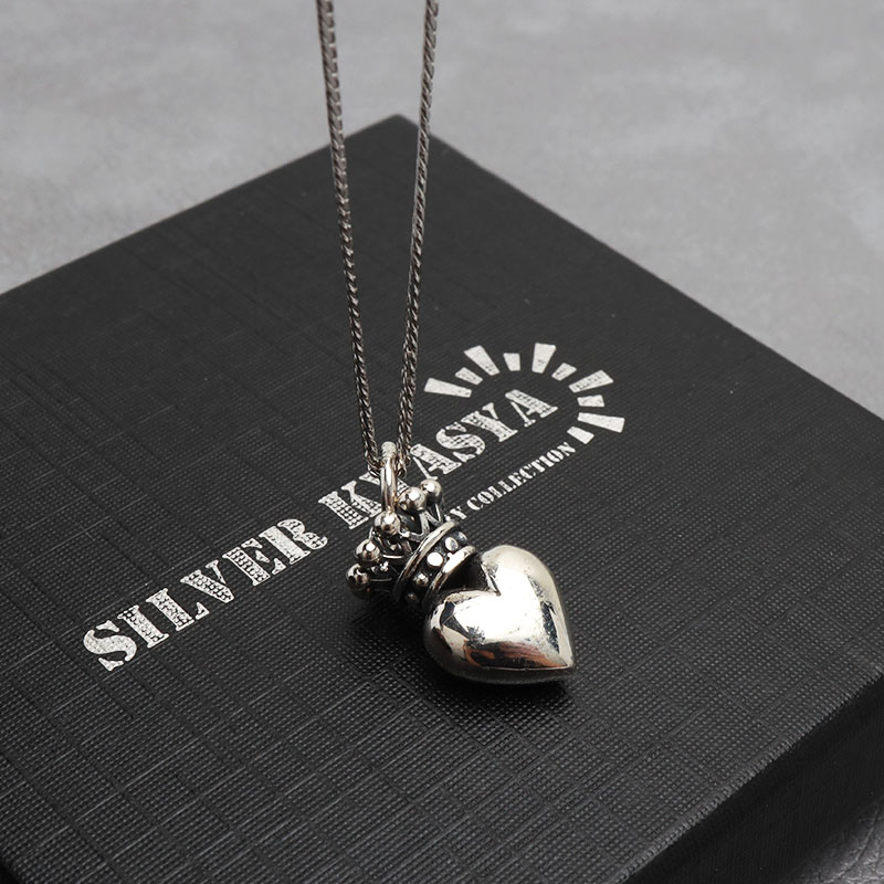 GARNI シルバーハートネックレス ガルニGARNI シルバーハート型ネックレス - メルカリ