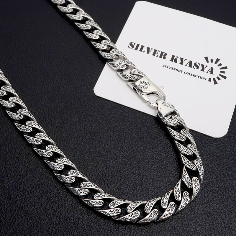 シルバー925 唐草ネックレス 50cm 喜平ネックレス ペーパー シルバー925 唐草ネックレス 50cm 喜平ネックレス ペーパー
