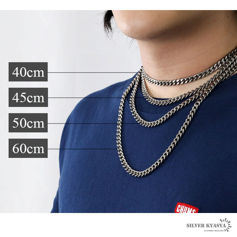 純チタン ネックレスチェーン 幅7mm 喜平チェーン 喜平チェーン