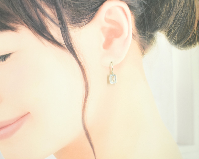 ピアス 大粒 アクアマリン SV925 CG084CIBS-YPG-147 : kyfactory