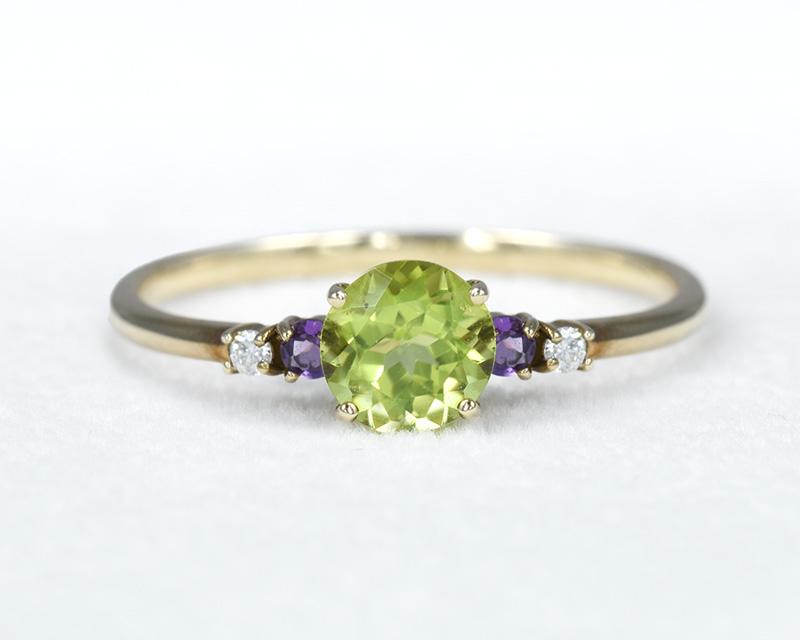リング ペリドット K10ゴールド CH099CIBSN-YRG-142 : kyfactory