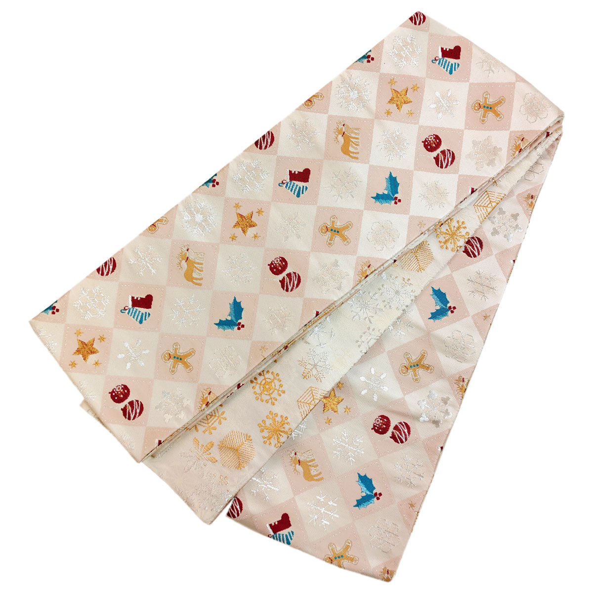 半幅帯☆クリスマス☆ハンドメイド☆綿 10002414a.jpg