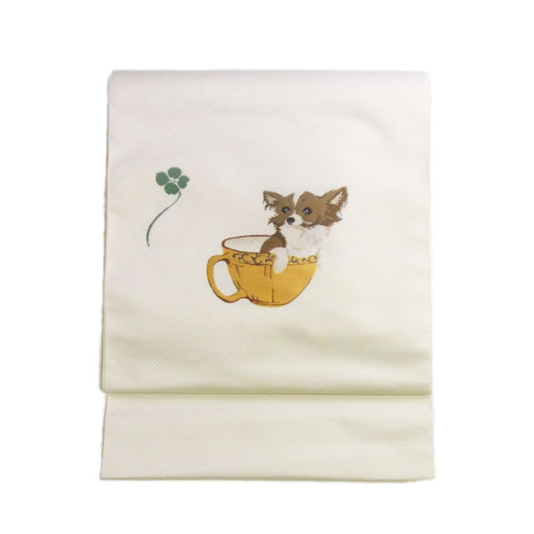 ご成約 お値下げ！西陣 逸品 粋な猫ちゃん メリーゴーランド 正絹名古屋帯 ご成約 お値下げ！西陣 逸品 粋な猫ちゃん メリーゴーランド 正絹