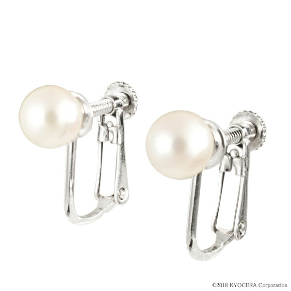 真珠 パール イヤリング シルバー アコヤ真珠 6.0mm〜6.5mm 6月誕生石