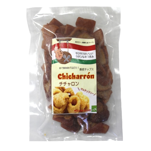 チチャロン 豚皮チップス バラット（ペレット） （冷凍） 100g CHICHARRON CONGELADO 100G CASANAT