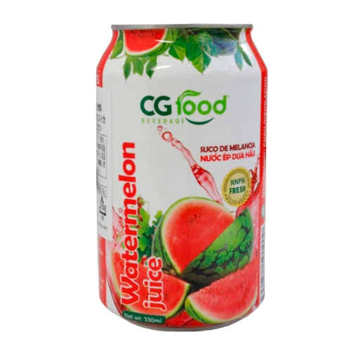 99%スイカ果汁入り飲料 330ml CGフード SUCO WATERMELON 330ML (CG FOOD) MELANCIA