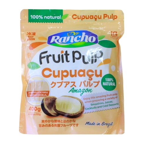 クプアス パルプ 400g（1袋100g×4） ド・ハンショ （冷凍） POLPA DE CUPUACU DO RANCHO 400G