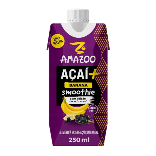 アマズー アサイースムージー バナナ 250ml AMAZOO ACAI SMOOTHIE BANANA 250ML