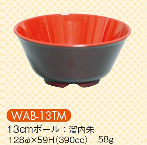 ϔMABS 13cm{[ ϔM  WAB-13TM(128×H59mm 390cc)LbYCg(H)
