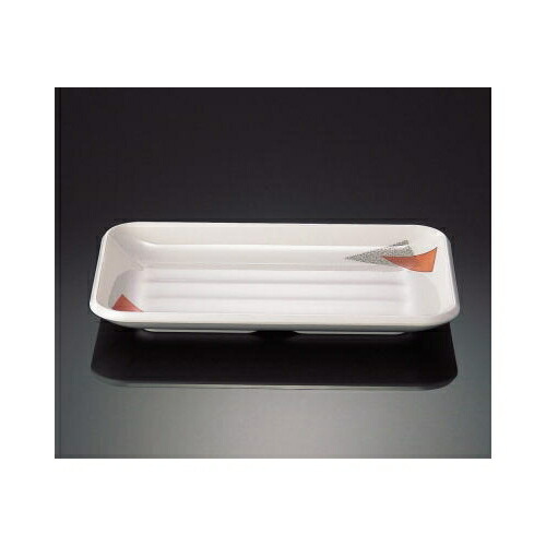 メラミン 角皿 ワルツ WZ-761(120×180×H20mm)マンネン : メラミン食器